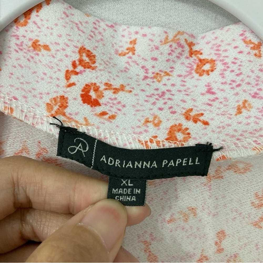 Adrianna Papell Ditsy Floral Tie Front Soft Stret… - image 2