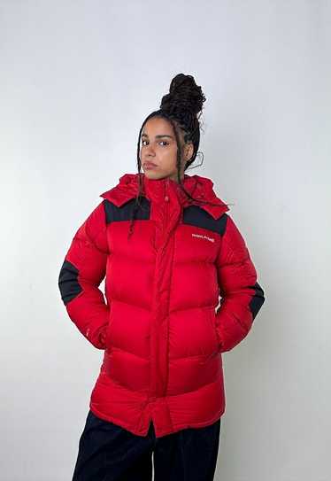 Red 90s Mont Bell EX 800 Puffer Jacket Coat - image 1