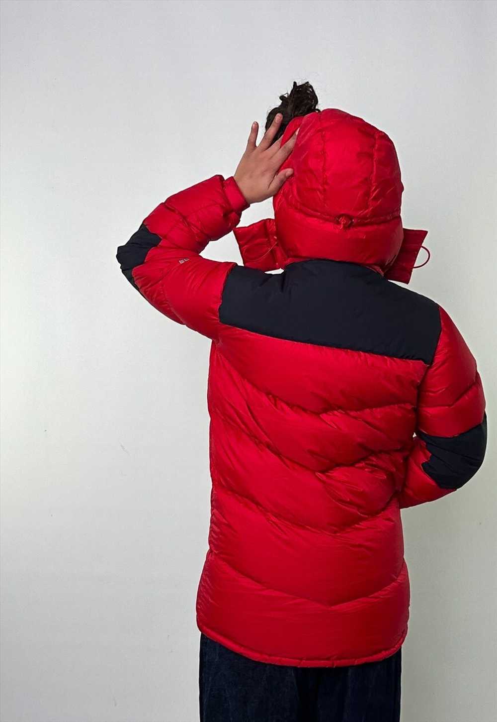 Red 90s Mont Bell EX 800 Puffer Jacket Coat - image 4