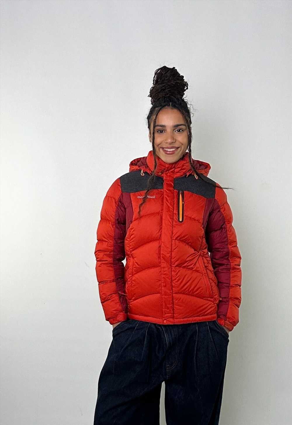 Orange y2ks Mont Bell Puffer Jacket Coat - image 1