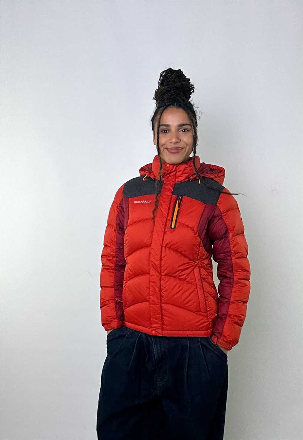 Orange y2ks Mont Bell Puffer Jacket Coat - image 3