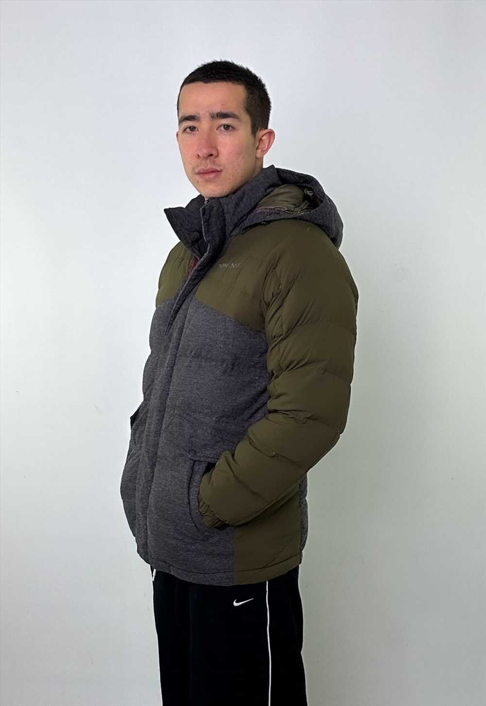 Olive Green 90s Mont Bell Puffer Jacket Coat - image 2