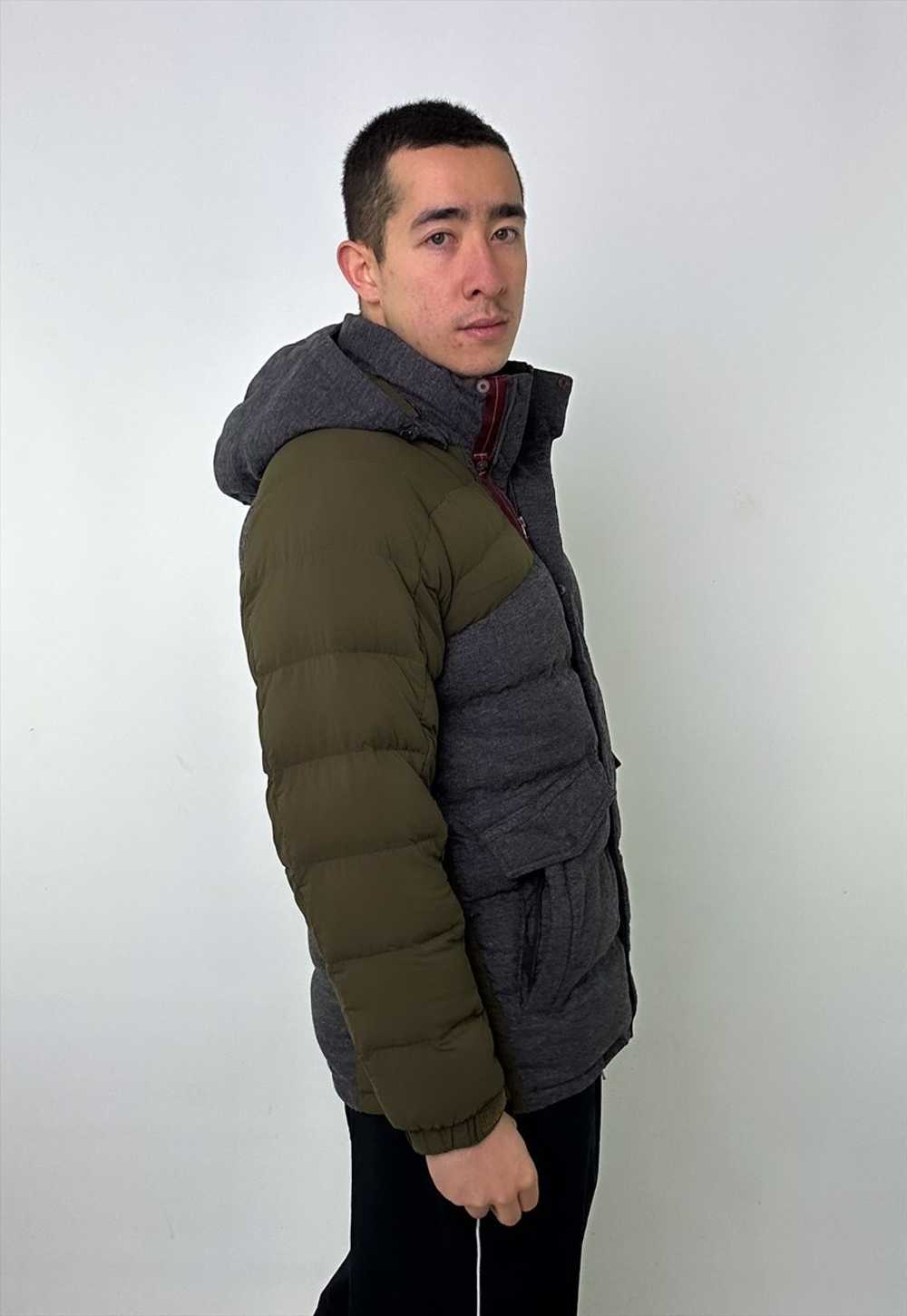 Olive Green 90s Mont Bell Puffer Jacket Coat - image 4