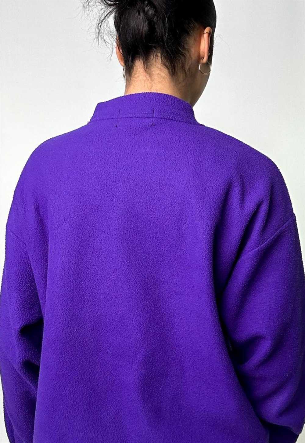 Purple 90s FILA Spellout Sweatshirt - image 3