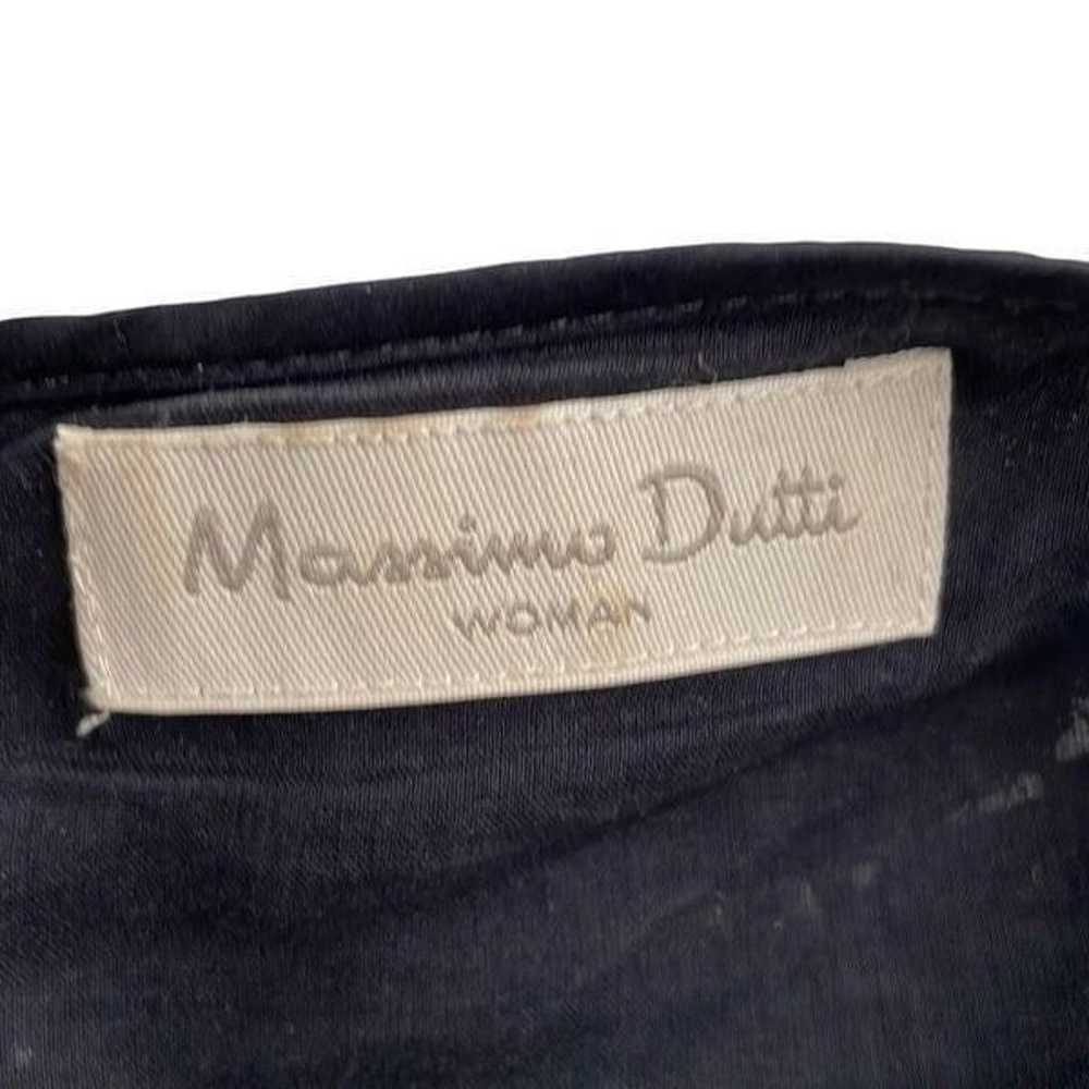 Massimo Dutti Black Lace Short Sleeve Mini Dress … - image 10