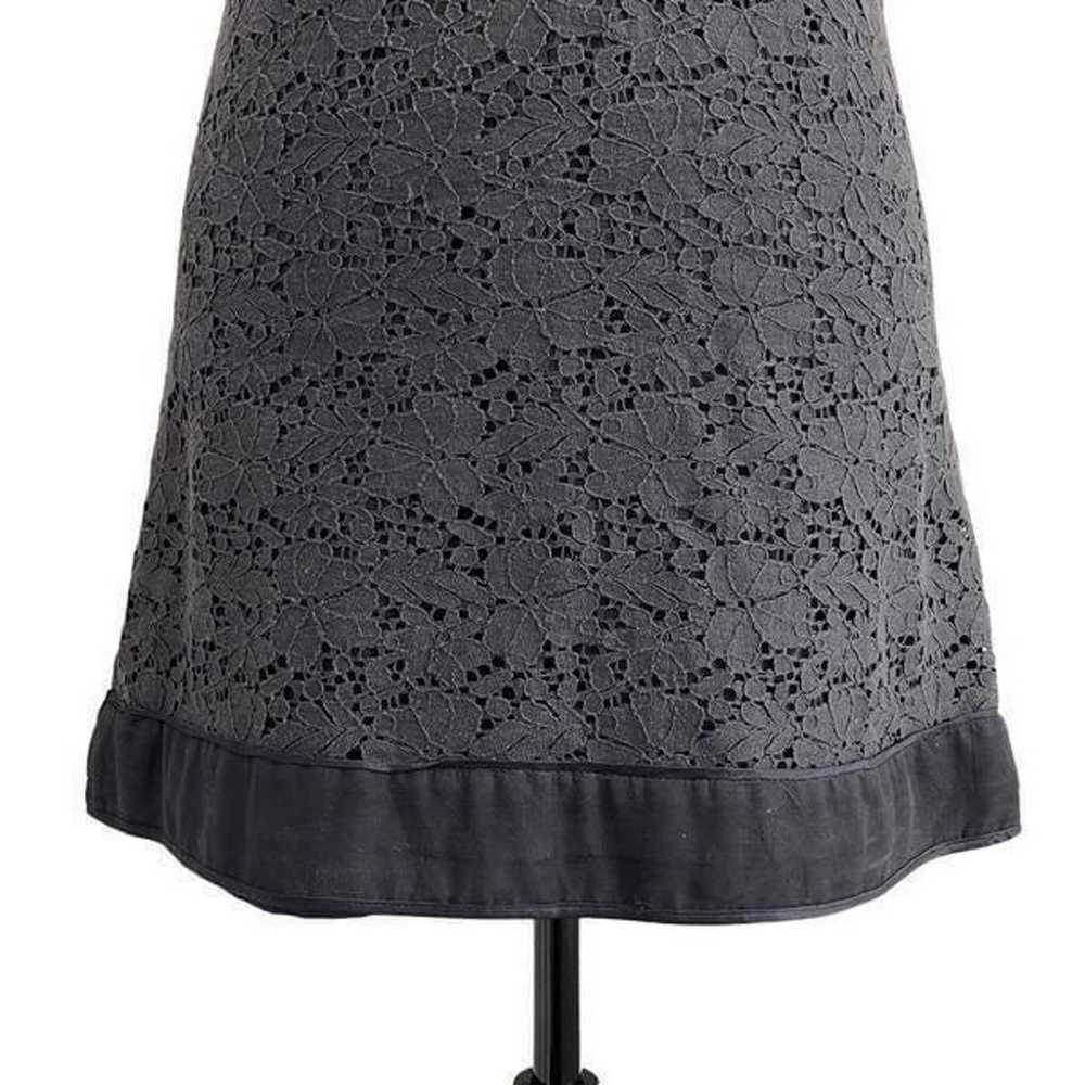 Massimo Dutti Black Lace Short Sleeve Mini Dress … - image 5