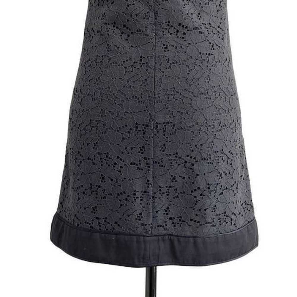 Massimo Dutti Black Lace Short Sleeve Mini Dress … - image 7