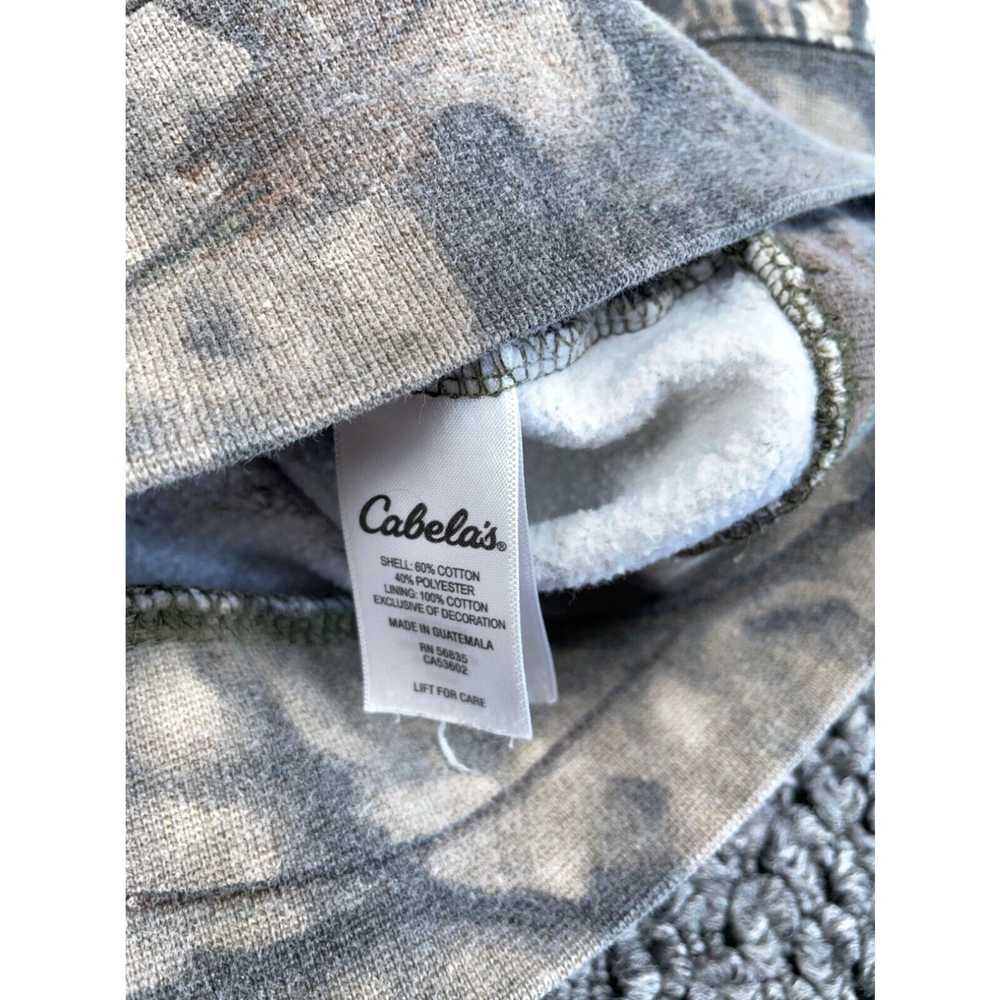 Vintage Cabela's Camouflage Embroidered Hoodie Ad… - image 3