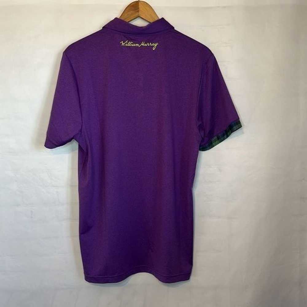 Other William Murray Mens Purple Plaid Polo Golf … - image 6