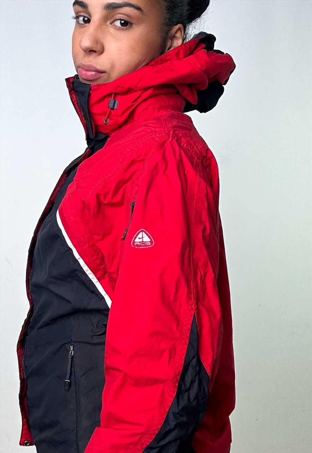 Red 90s NIKE ACG Storm-fit Puffer Jacket Coat - image 2
