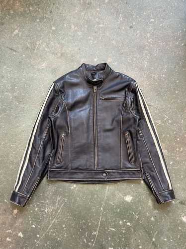 Leather Jacket × Vintage Vintage 1990s Leather Bik