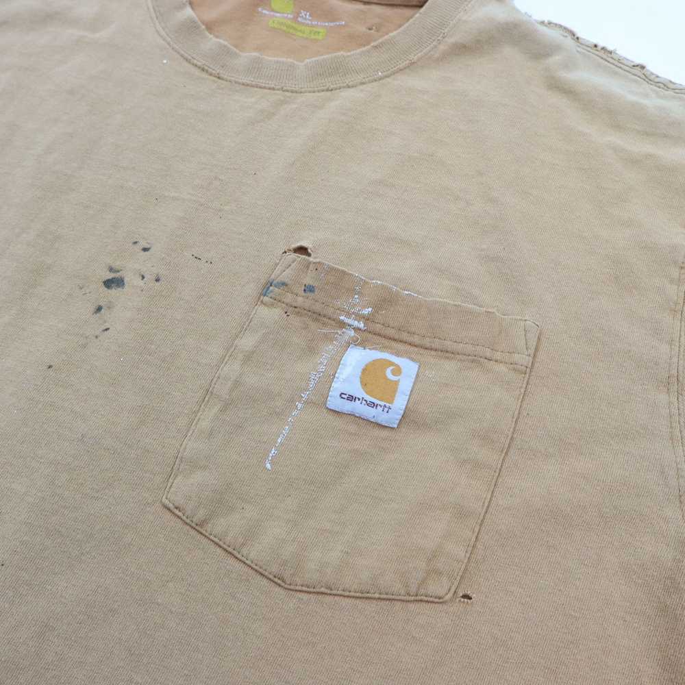 Carhartt × Streetwear Thrashed Sun Faded Buttery … - image 7