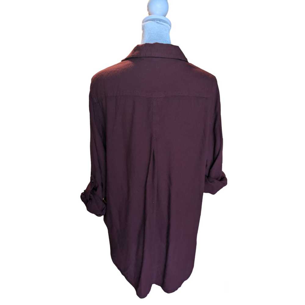 Other Velvet Heart Cashmere Rayon Burgundy Button… - image 3