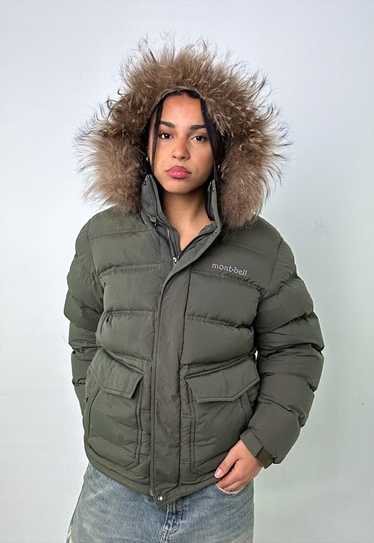 Green 90s Mont Bell Puffer Jacket Coat - image 1