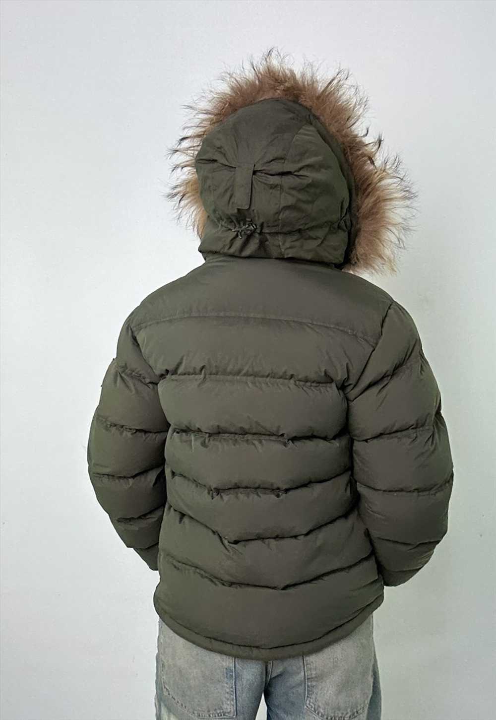 Green 90s Mont Bell Puffer Jacket Coat - image 5