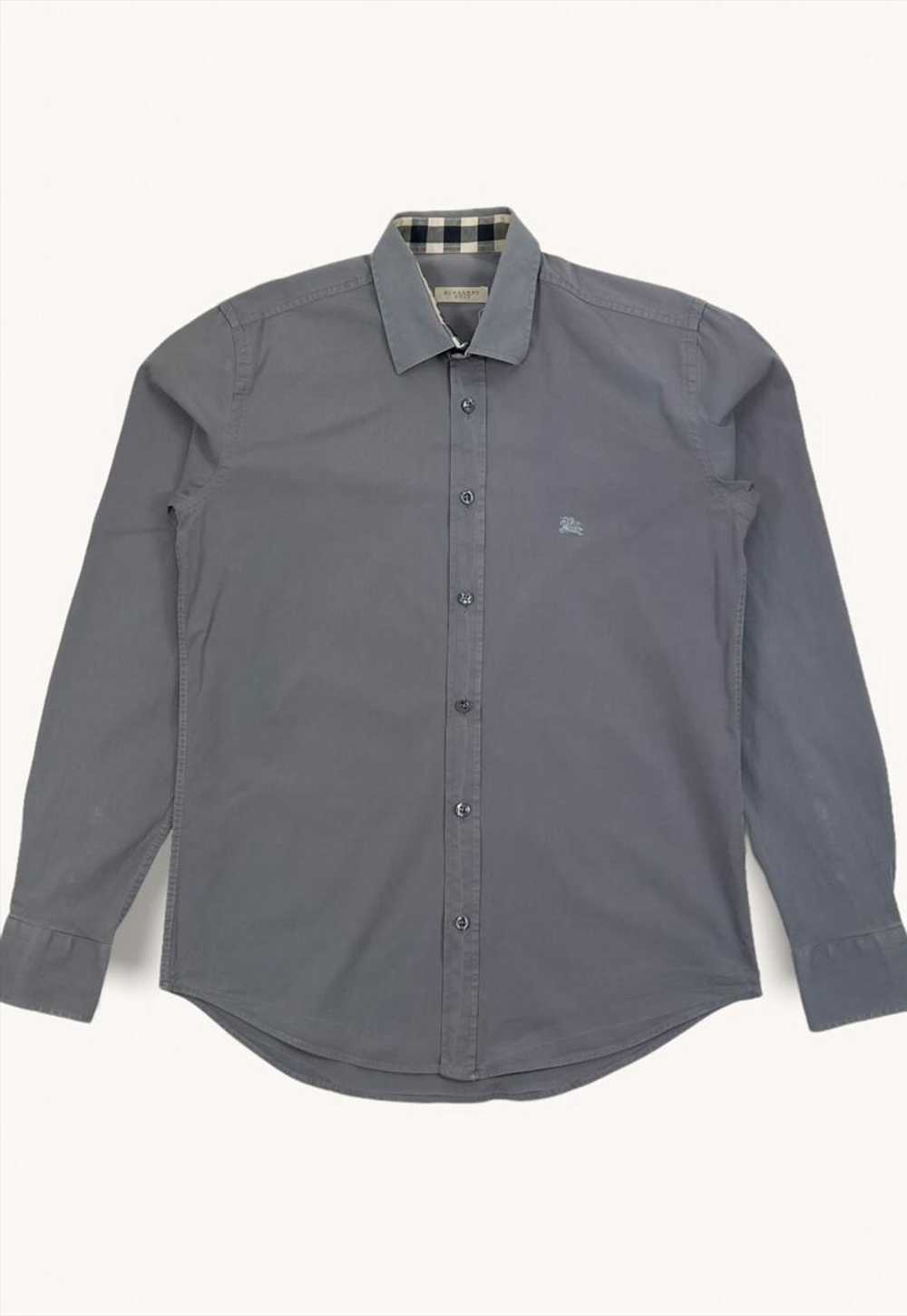 Grey y2ks Burberry Brit Novacheck Shirt - image 5