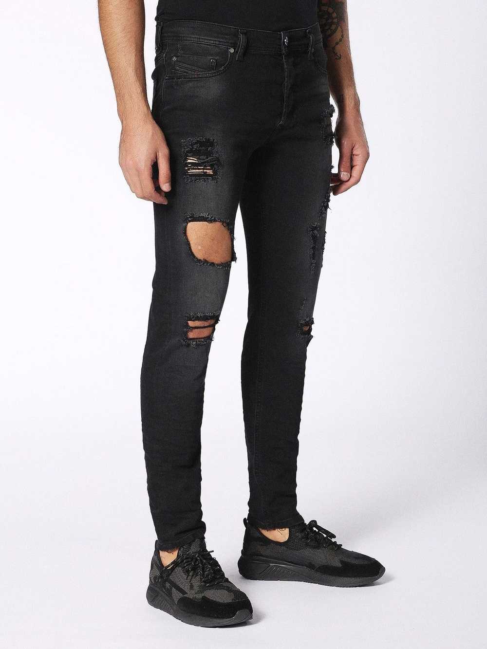 Diesel Diesel Tepphar Slim-Carrot Stretch Destroy… - image 1