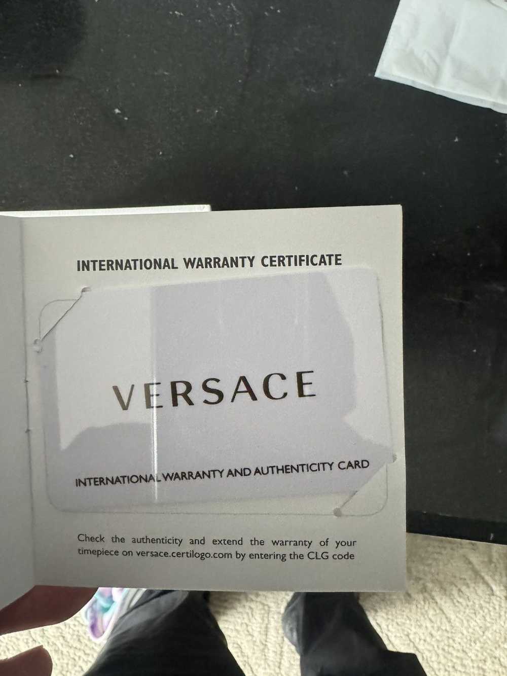Versace Versace Signature Chronograph black silve… - image 4