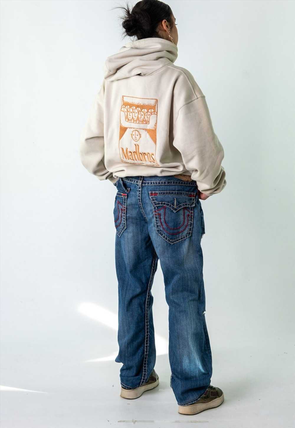 Blue Denim y2ks True Religion  Cargo Skater Trous… - image 1