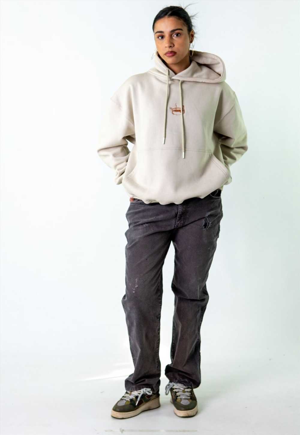 Dark Grey 90s Dickies  Cargo Skater Trousers Pant… - image 4