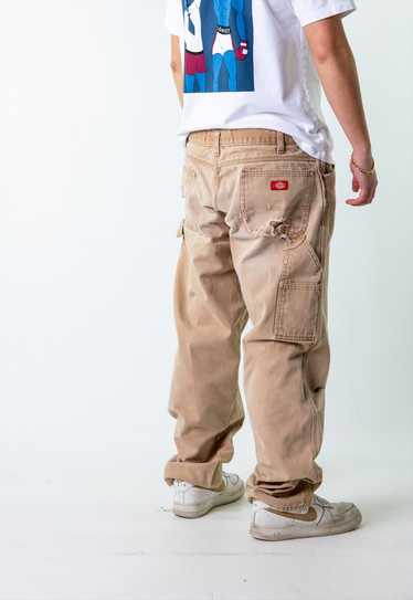 Beige Tan 90s Dickies  Cargo Skater Trousers Pant… - image 1