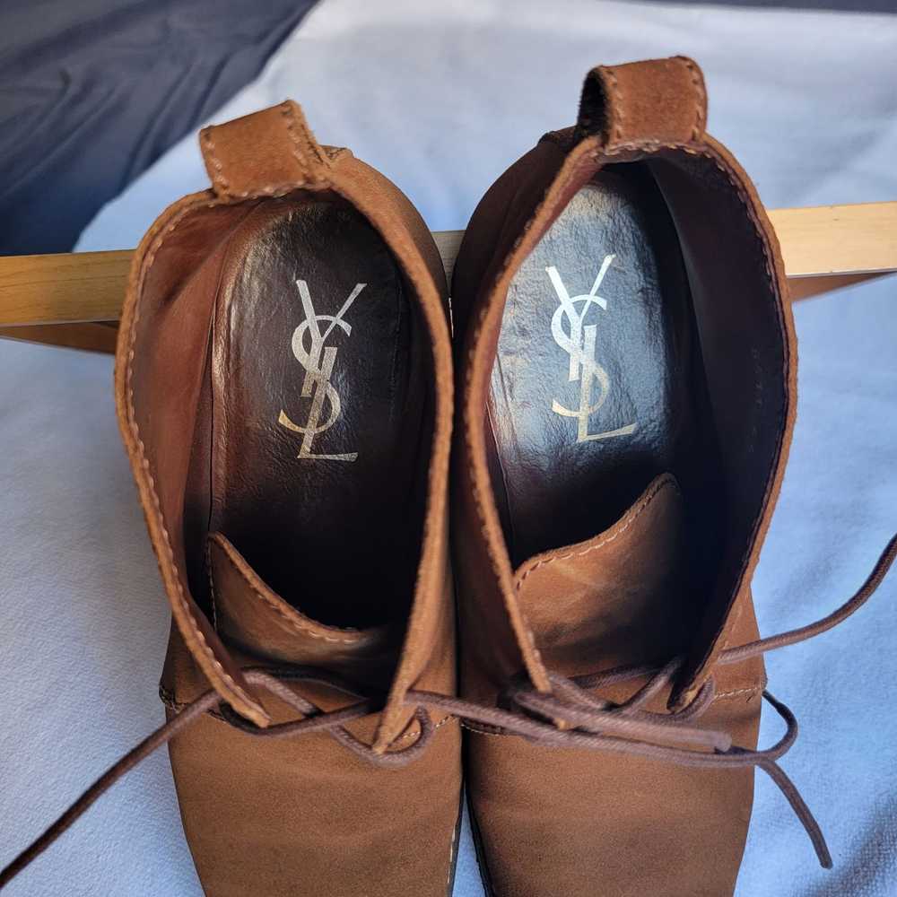 Yves Saint Laurent YSL Chukka Suede Boots - image 7
