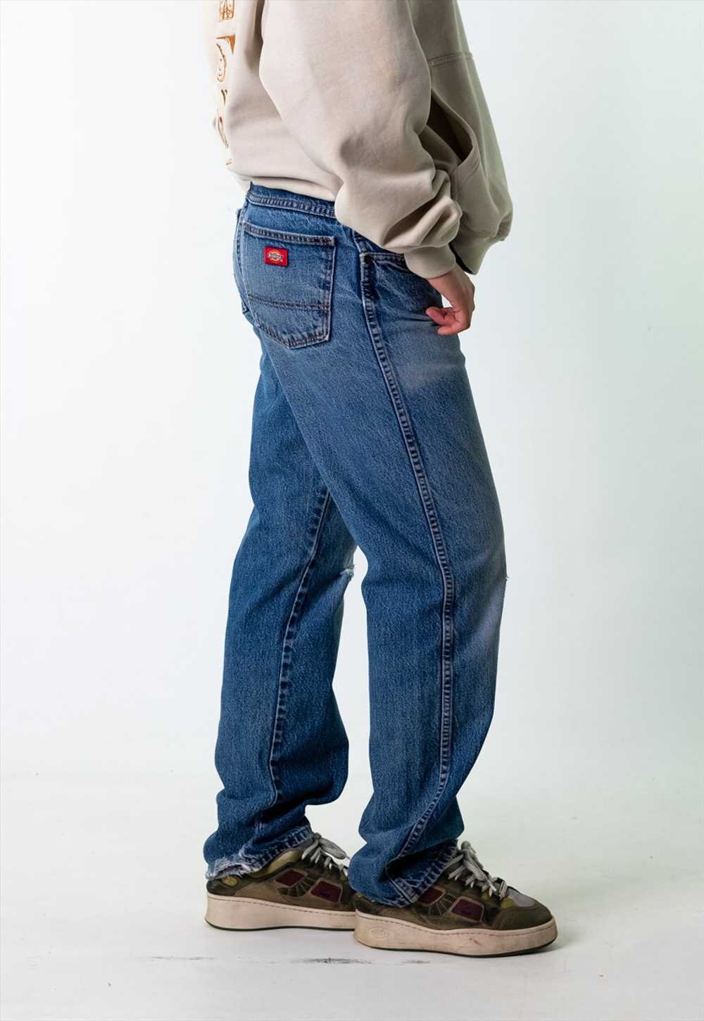 Blue Denim 90s Dickies  Cargo Skater Trousers Pan… - image 1