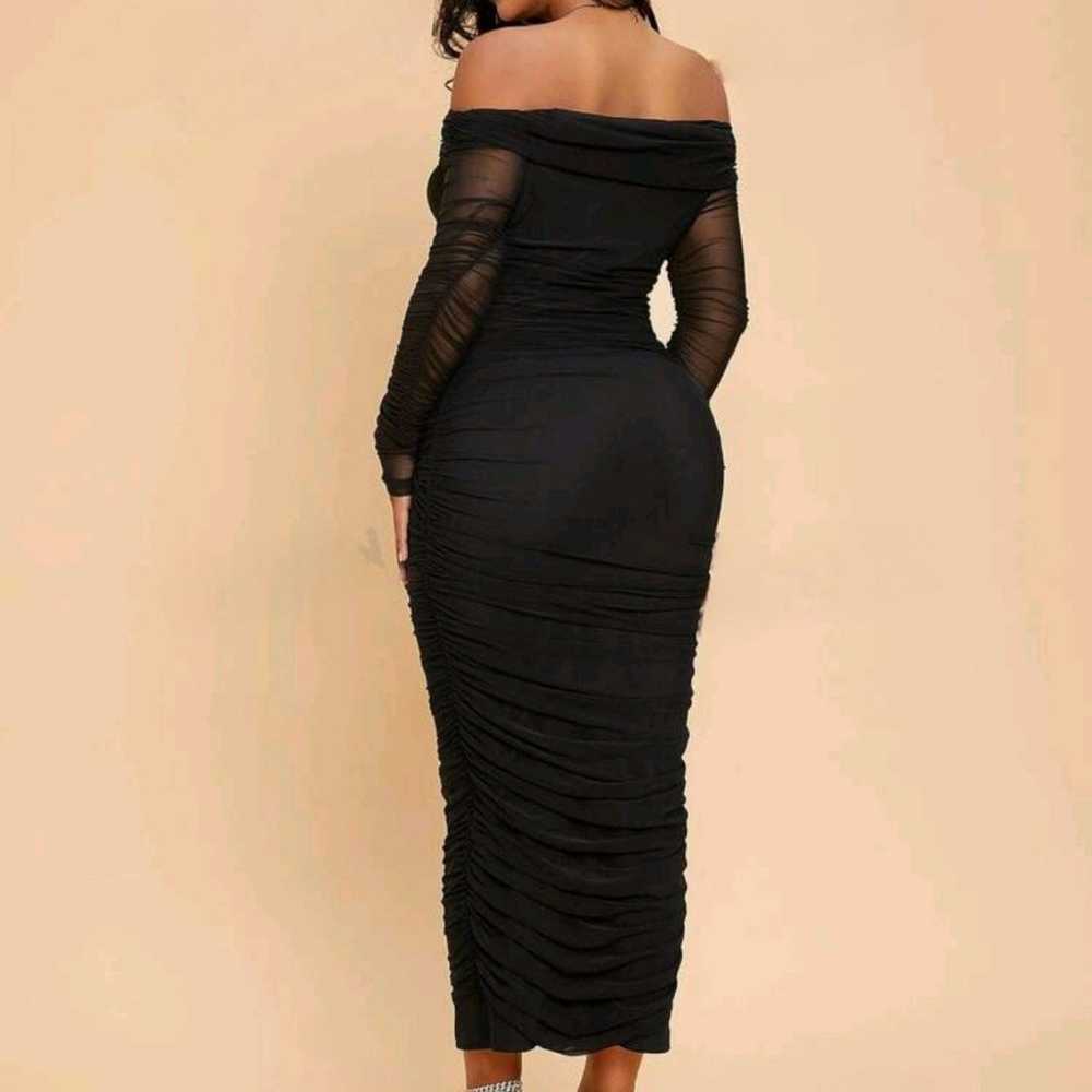 Very pretty off the shoulder mesh dress - image 2