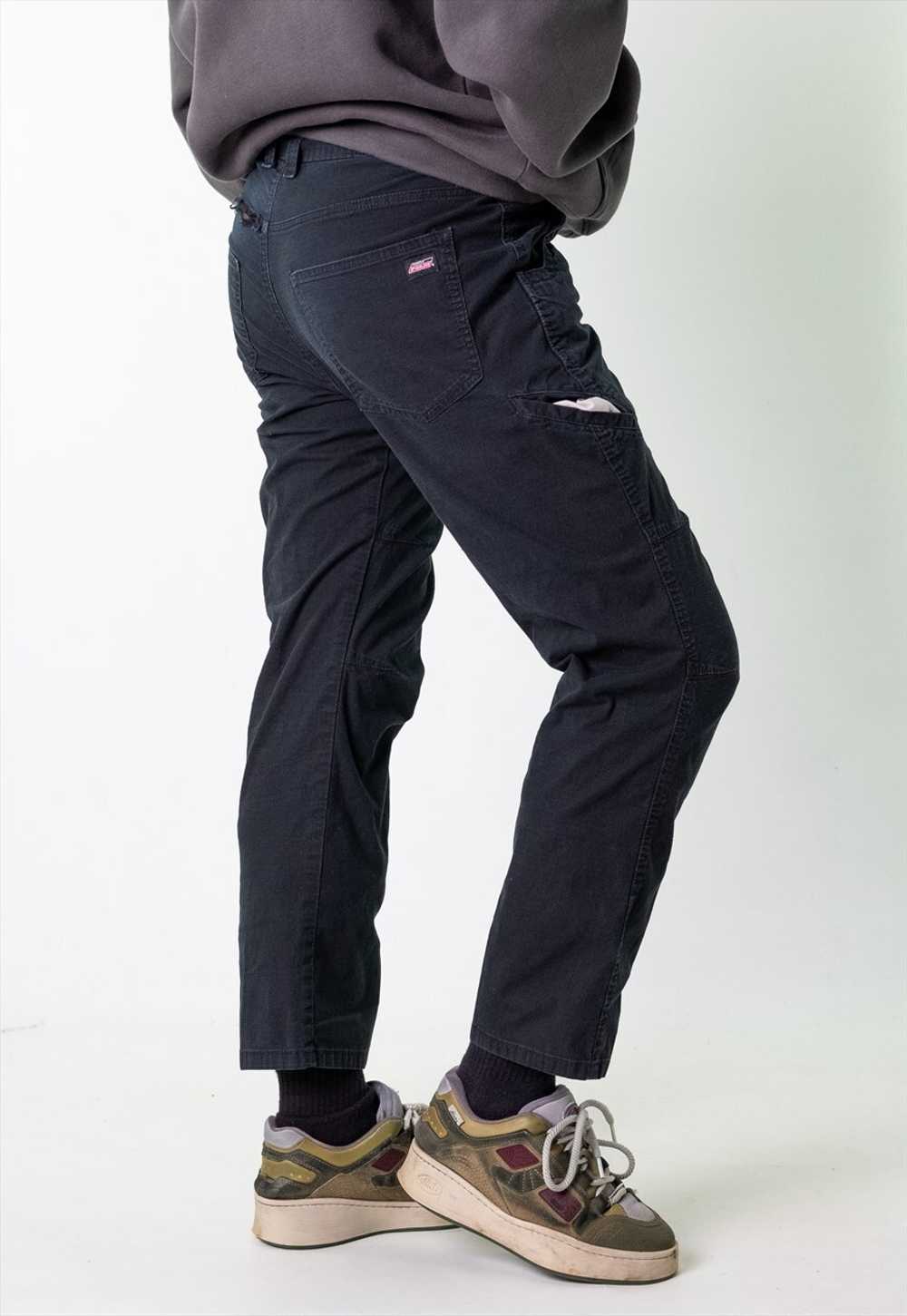 Black 90s Dickies  Cargo Skater Trousers Pants Je… - image 2