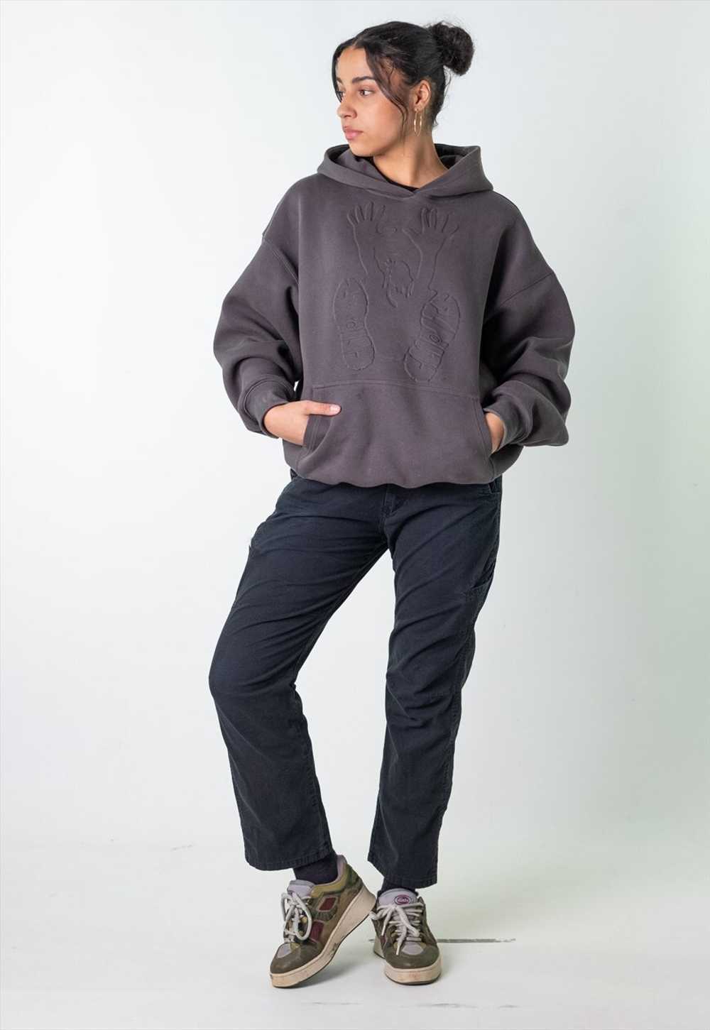 Black 90s Dickies  Cargo Skater Trousers Pants Je… - image 3