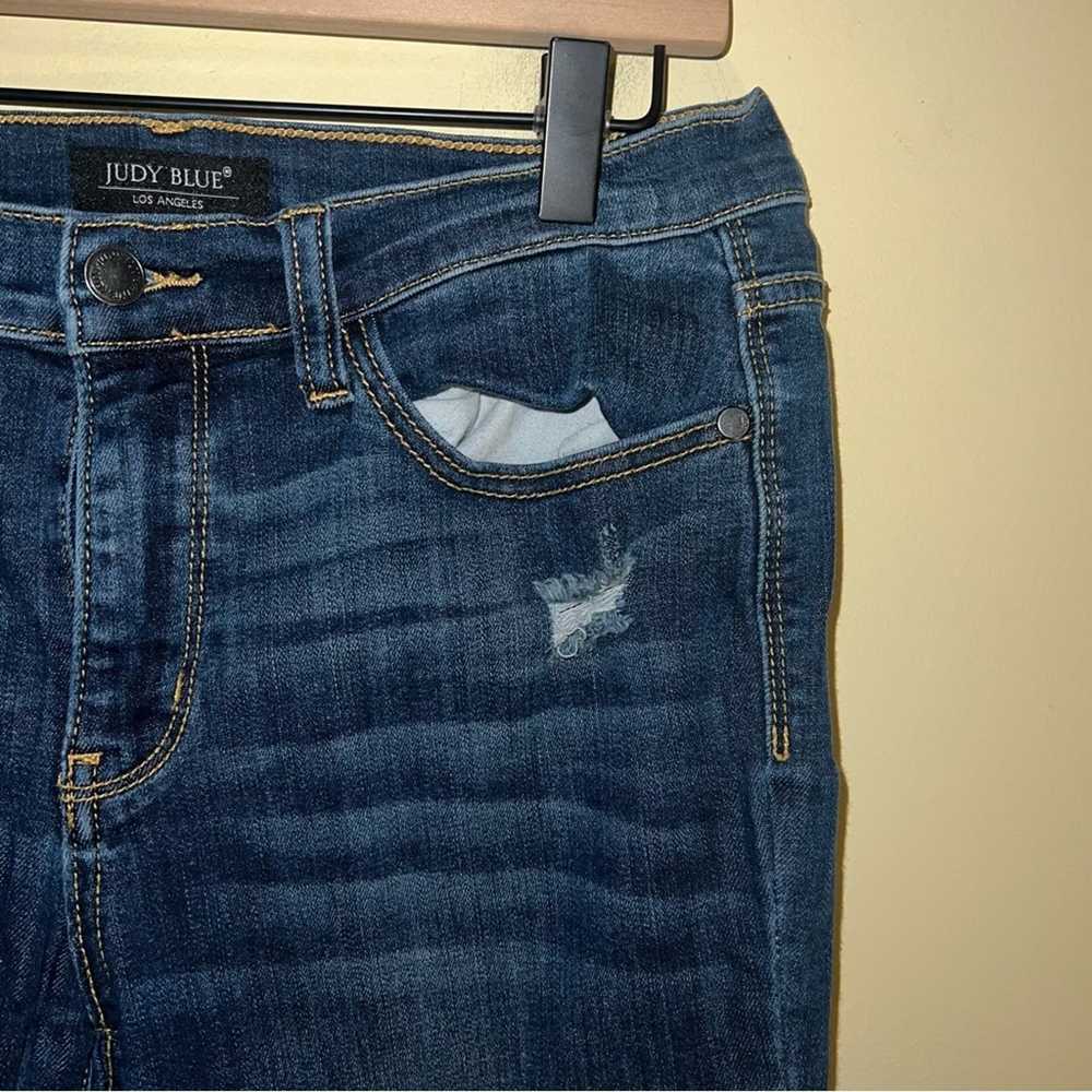 Judy Blue JUDY BLUE distressed straight leg jeans… - image 4