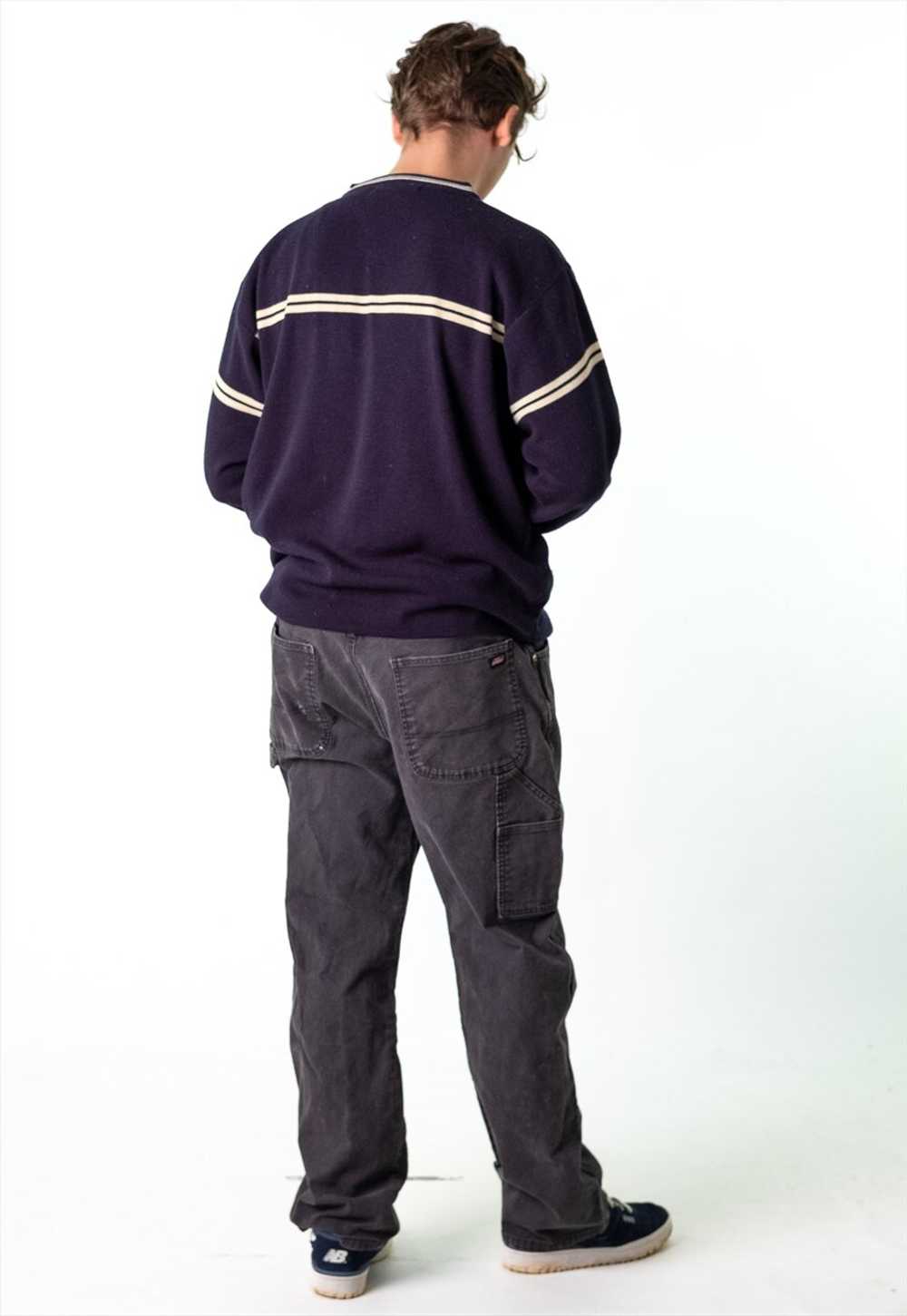 Dark Grey 90s Dickies  Cargo Skater Trousers Pant… - image 1