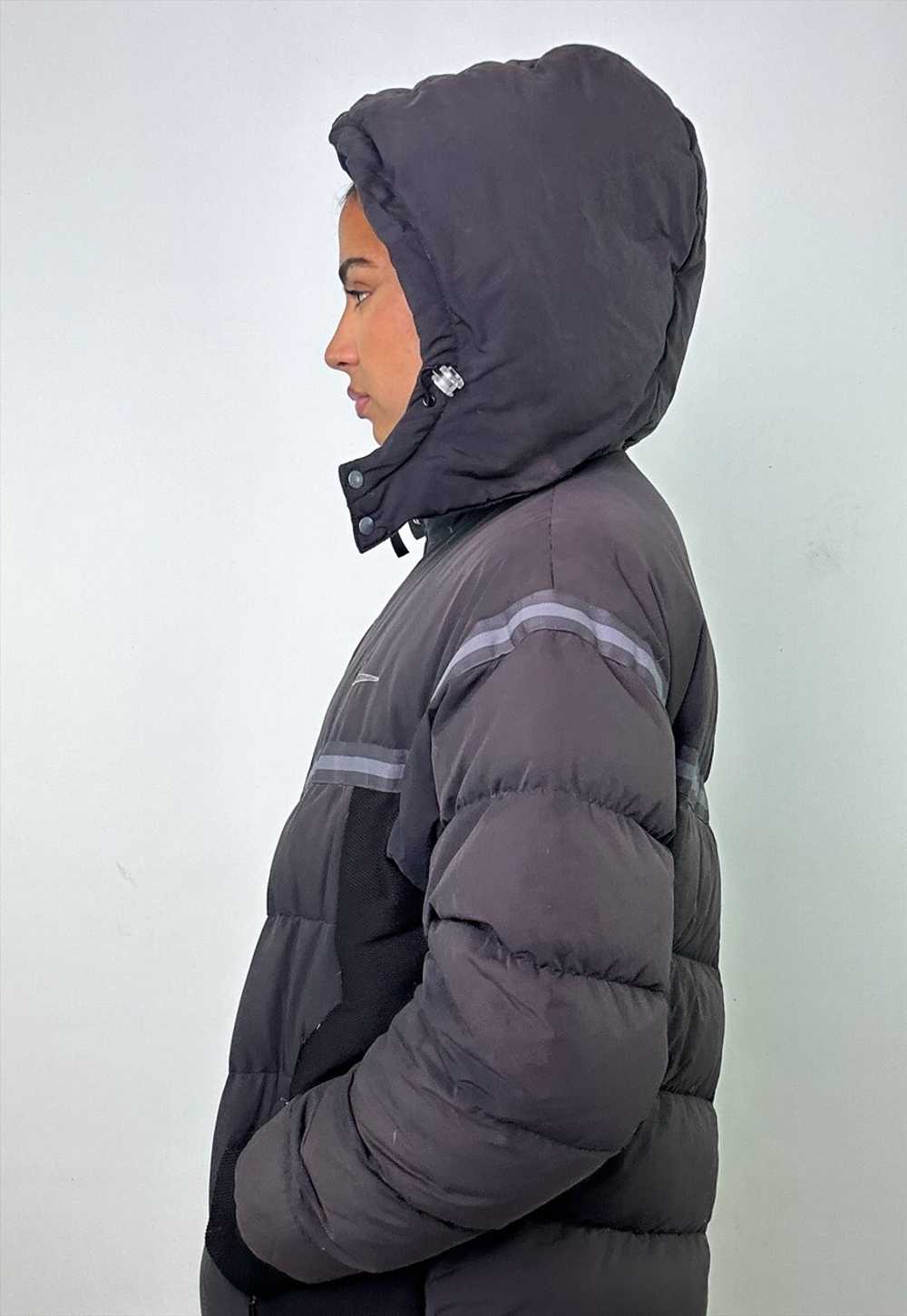 Dark Grey y2ks NIKE Puffer Jacket Coat - image 5