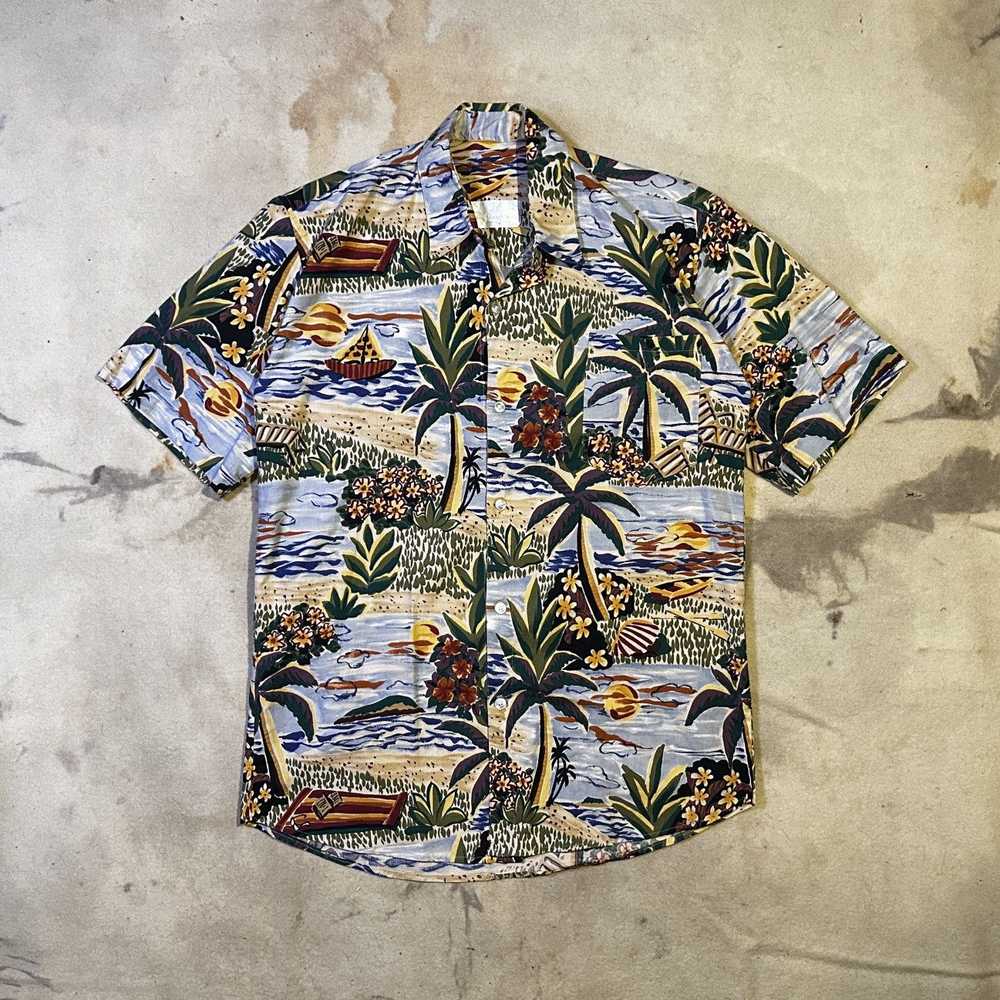 Hawaiian Shirt × Made In Usa × Vintage Vintage Ha… - image 1