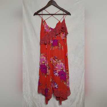 Anthropologie Anthropologie Maeve "Grecia" Red Ruf