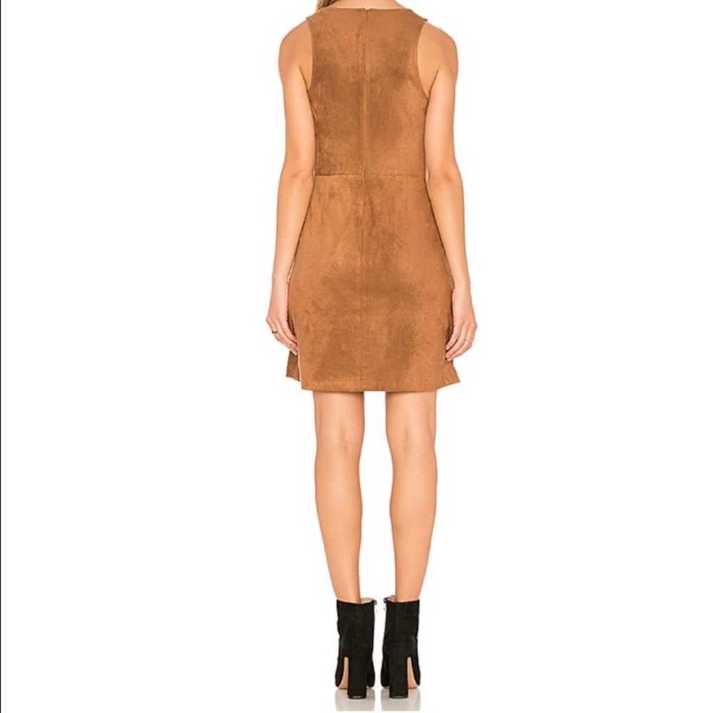 Cupcakes and Cashmere Brown Suede Dress - image 3