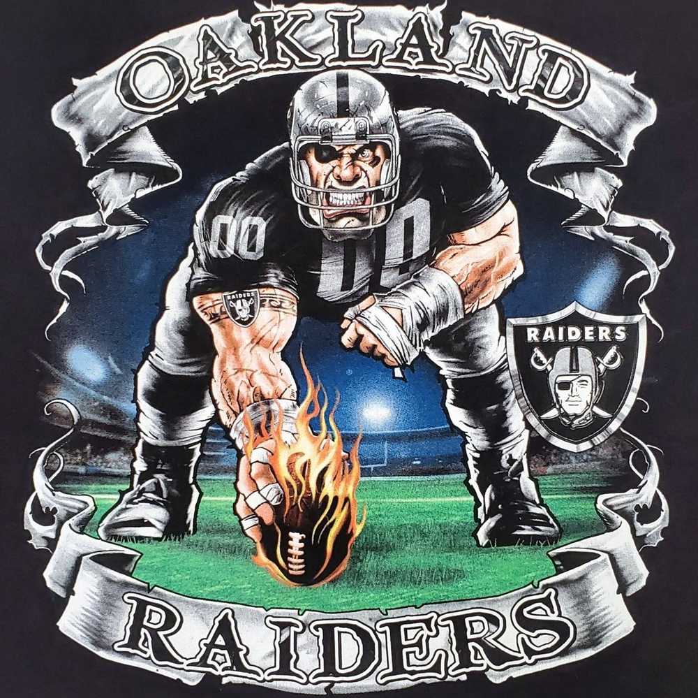 NFL × Oakland Raiders × Vintage Oakland Raiders T… - image 2