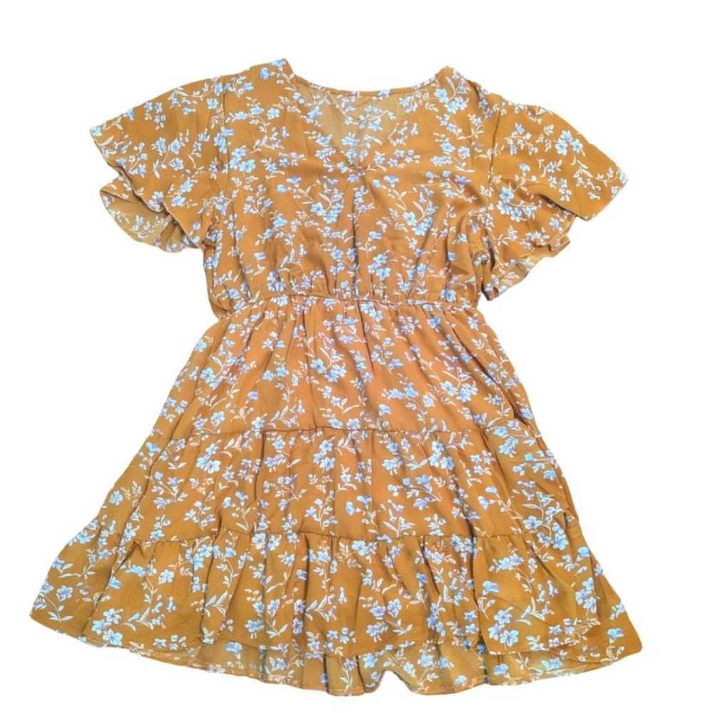 YELLOW SPRING EASTER SUMMER DRESS - image 1