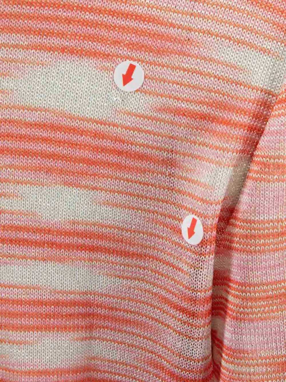 Missoni Pink Striped Pattern Belted Cardigan - image 4