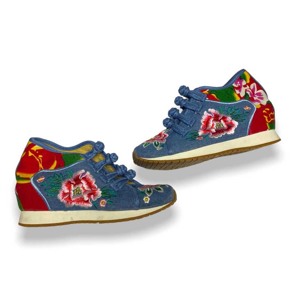 Other Asian Inspired Womens Shoes Size 37 Embroid… - image 1