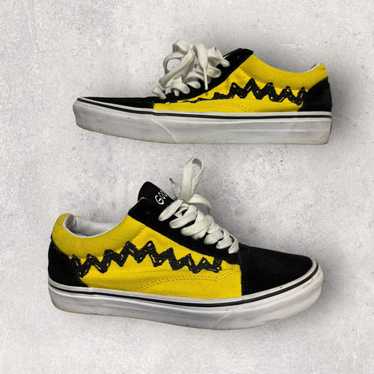 Vans Old 2024 Skool Charlie Brown Snoopy Smack/Peanuts Sneakers by Schulz