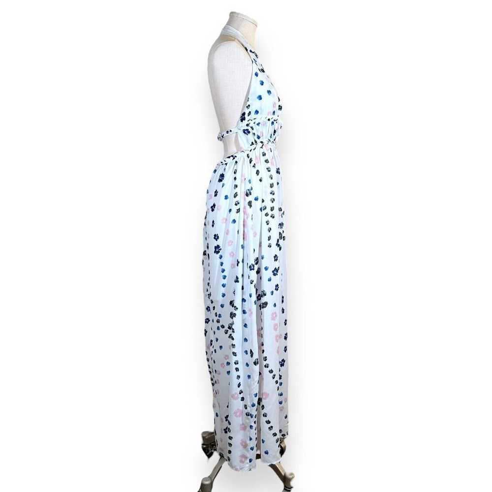 AQUA Maxi Floral Dress Halter Neck A-Line Spring … - image 4