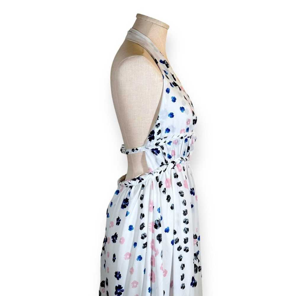 AQUA Maxi Floral Dress Halter Neck A-Line Spring … - image 5