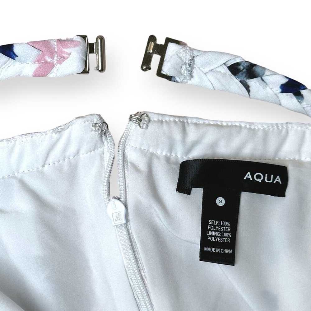 AQUA Maxi Floral Dress Halter Neck A-Line Spring … - image 9