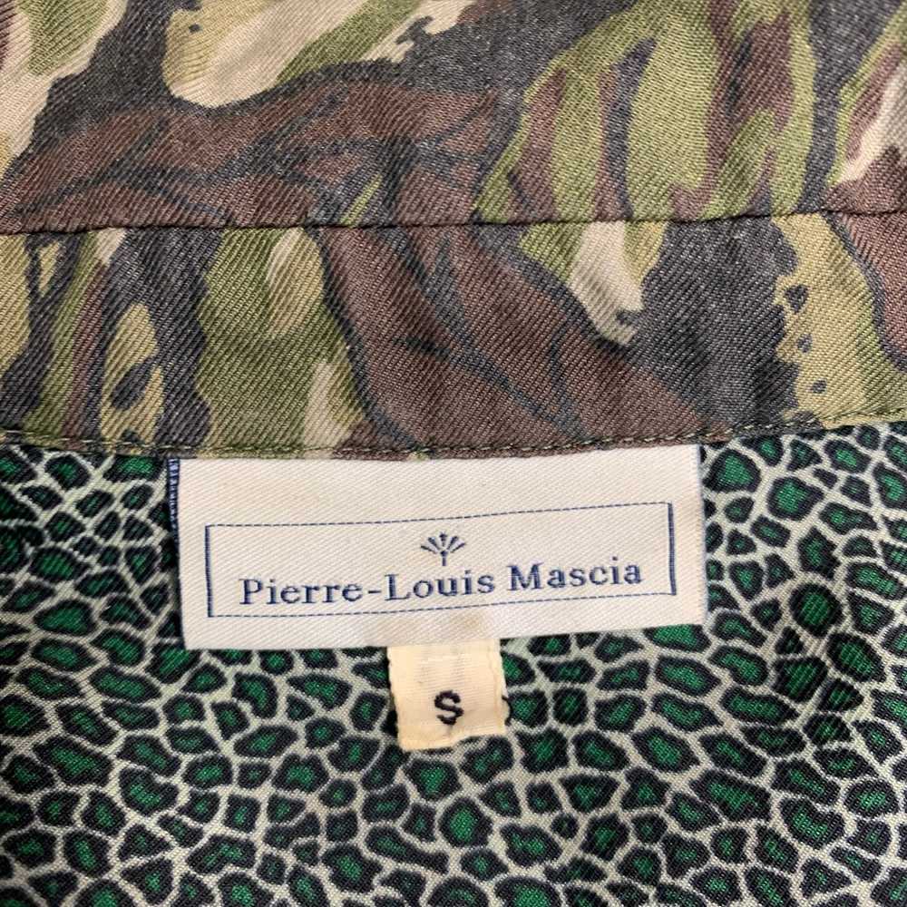 Pierre Louis Mascia Green Multi Color Floral Silk… - image 4