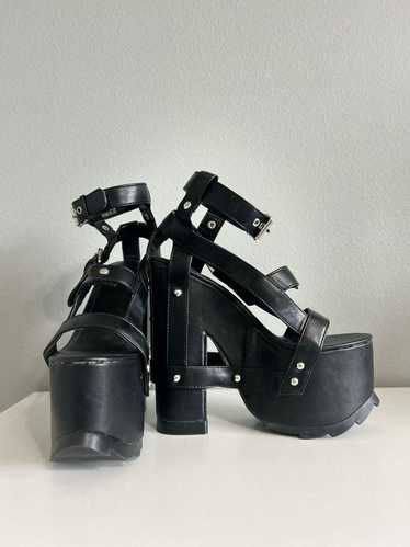 Dolls Kill Midnight Nightcall Platform Heels