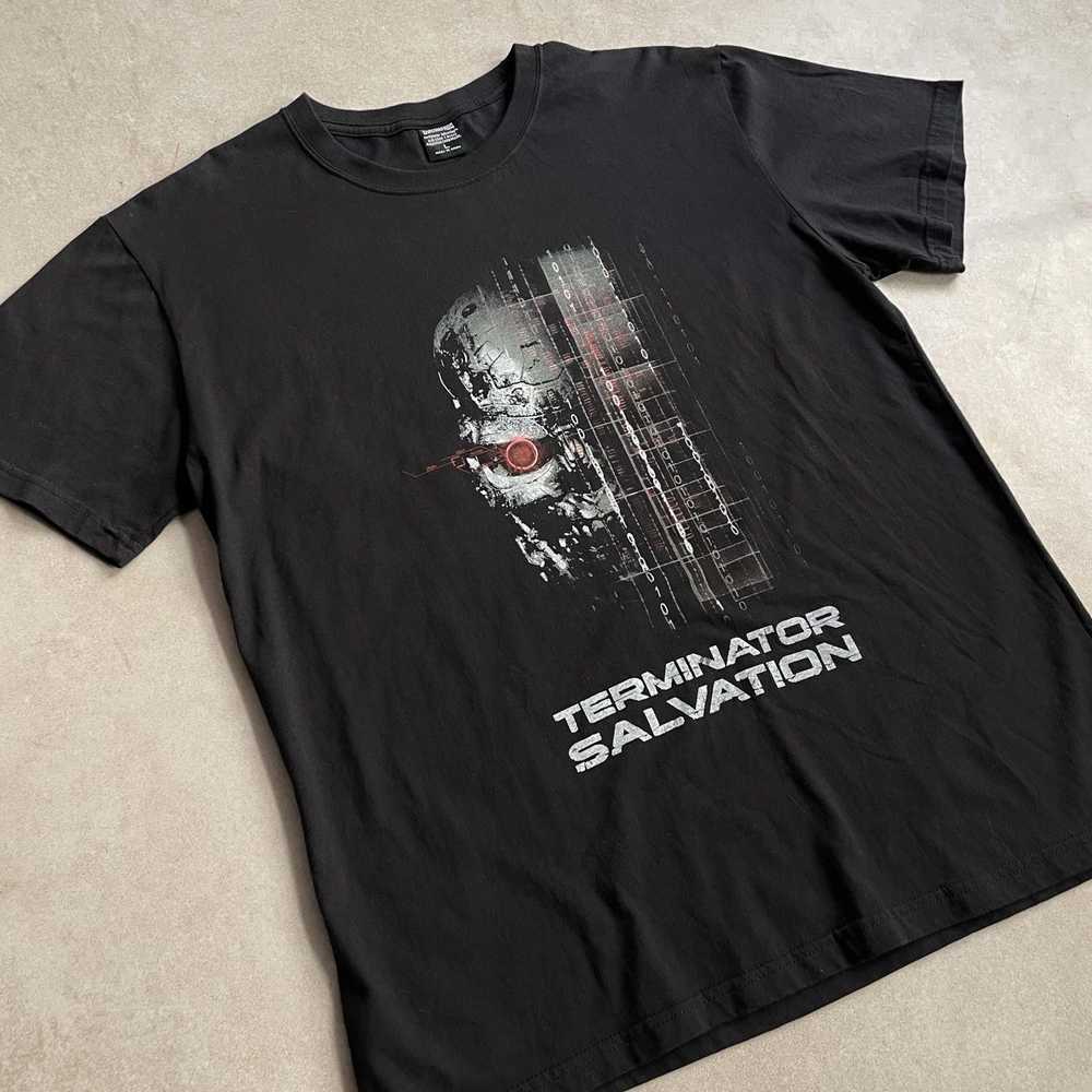 Designer 2000s Terminator Salvation Graphic Tee -… - image 2