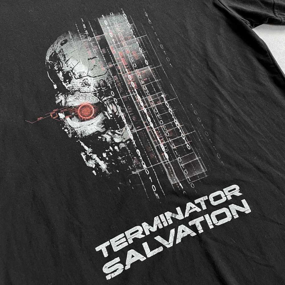 Designer 2000s Terminator Salvation Graphic Tee -… - image 3