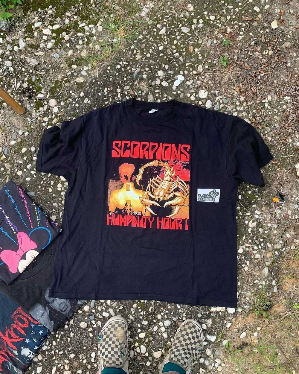 Band Tees × Vintage Tee Scorpions Humanity Tour 2… - image 1