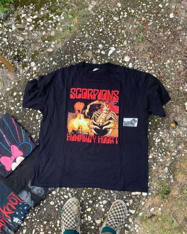 Band Tees × Vintage Tee Scorpions Humanity Tour 2… - image 1